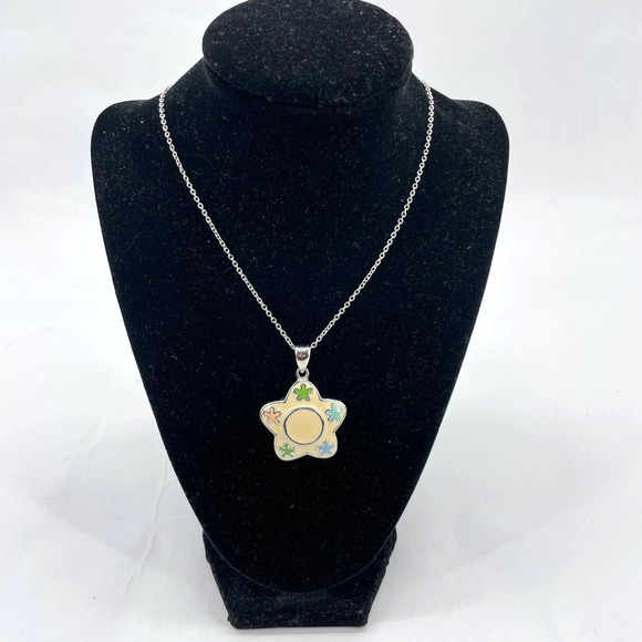 Fashion Pendant Silver Color Chain Women's Necklace - Picture 2 of 9